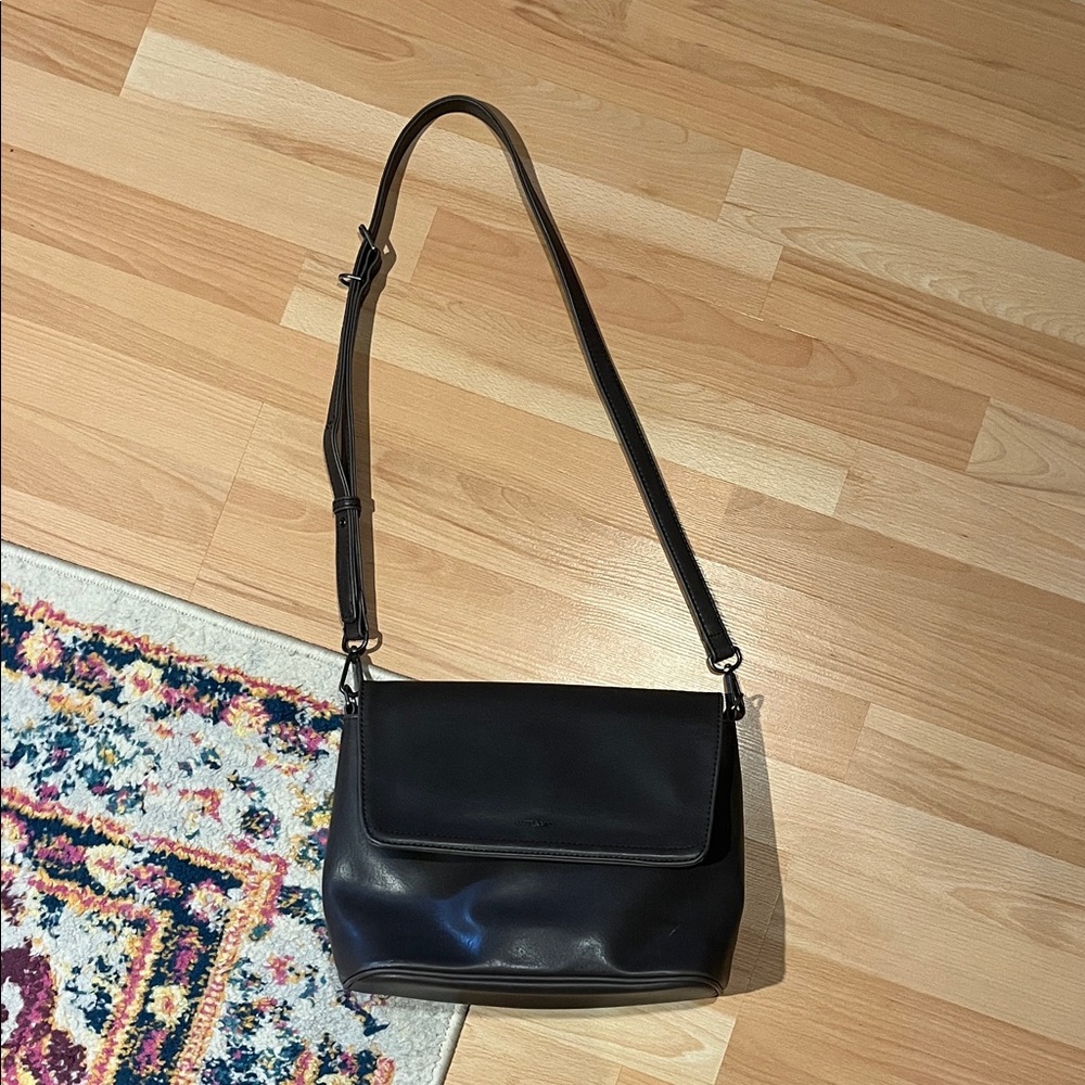 Dark Gray Matt & Nat shoulder/cross-body bag